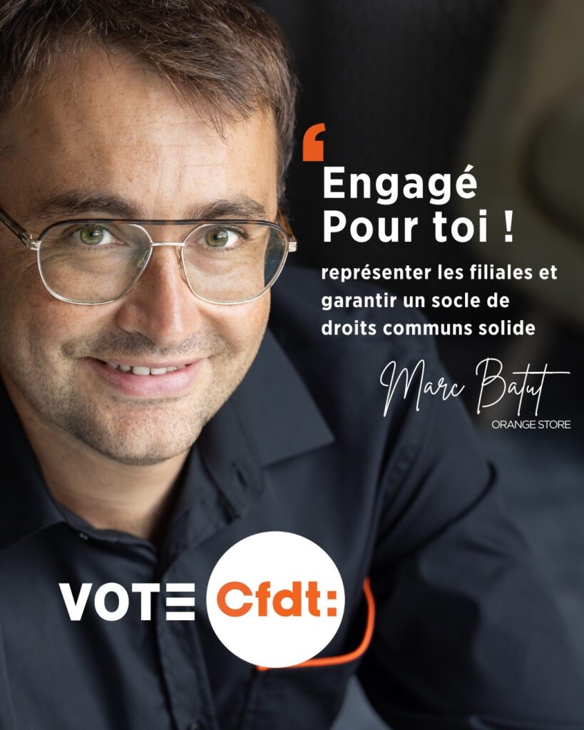 Marc batut Candidat CFDT collège employés et maitrises