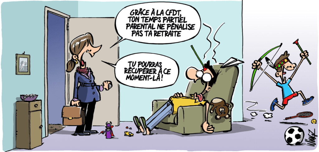 Dessin Wingz : NÉGOCIATION POUR L’ÉGALITÉ PROFESSIONNELLE #6 